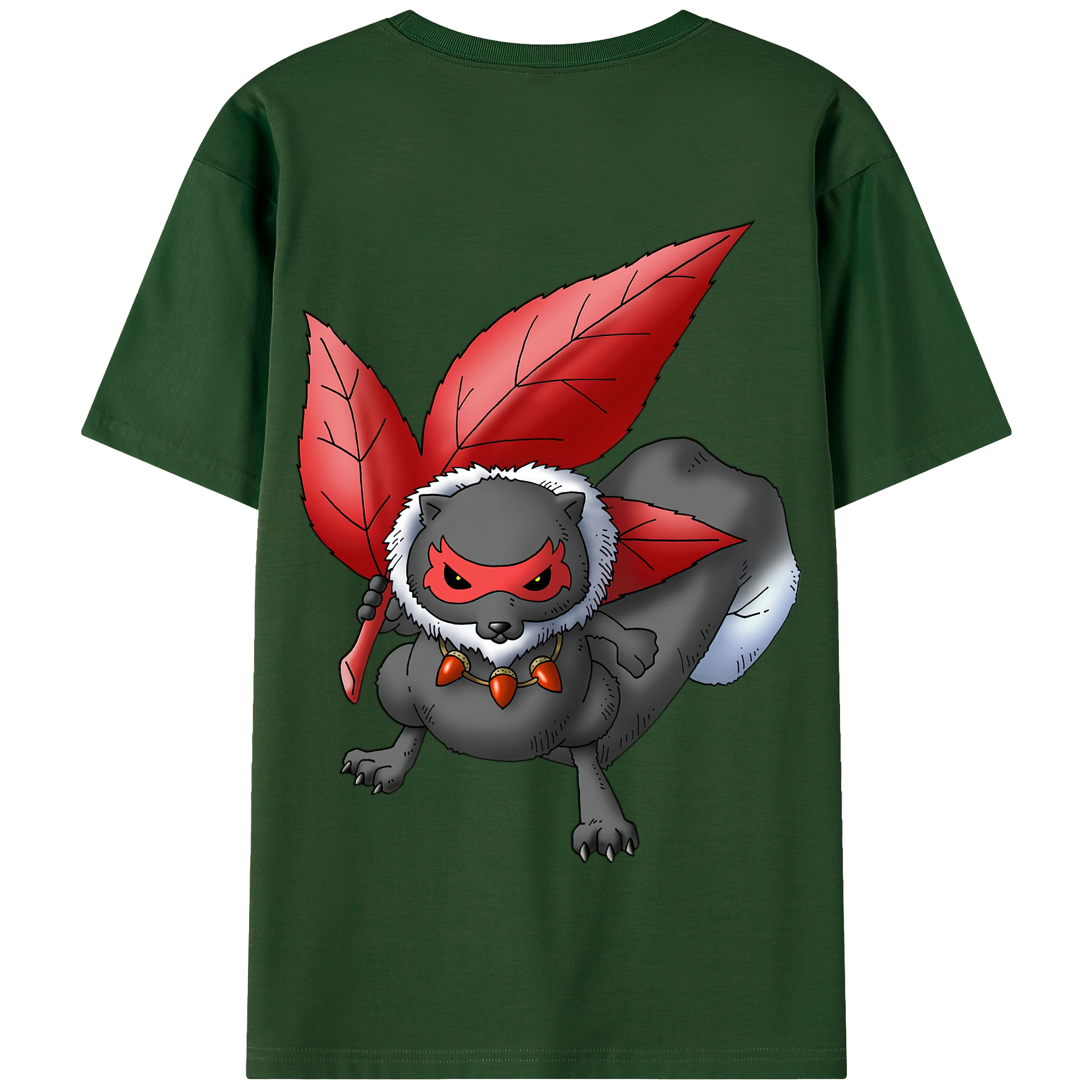 （画像用） ドラゴンクエスト Doragon Kuesuto Dragon Quest 綿100％半袖Tシャツ（背面プリント）